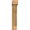 Ekena Millwork Traditional Block Rough Sawn Bracket w/ Offset Brace, Western Red Cedar, 8"W x 46"D x 46"H BKT0806X46X46TRA05RWR - alternate 4